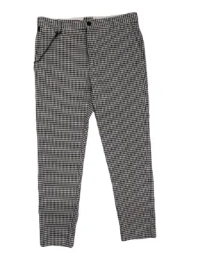 [31] Zara Man Gingham Pants with Chain