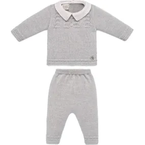 Baby Boys Grey 'Perseo' Knitted Set