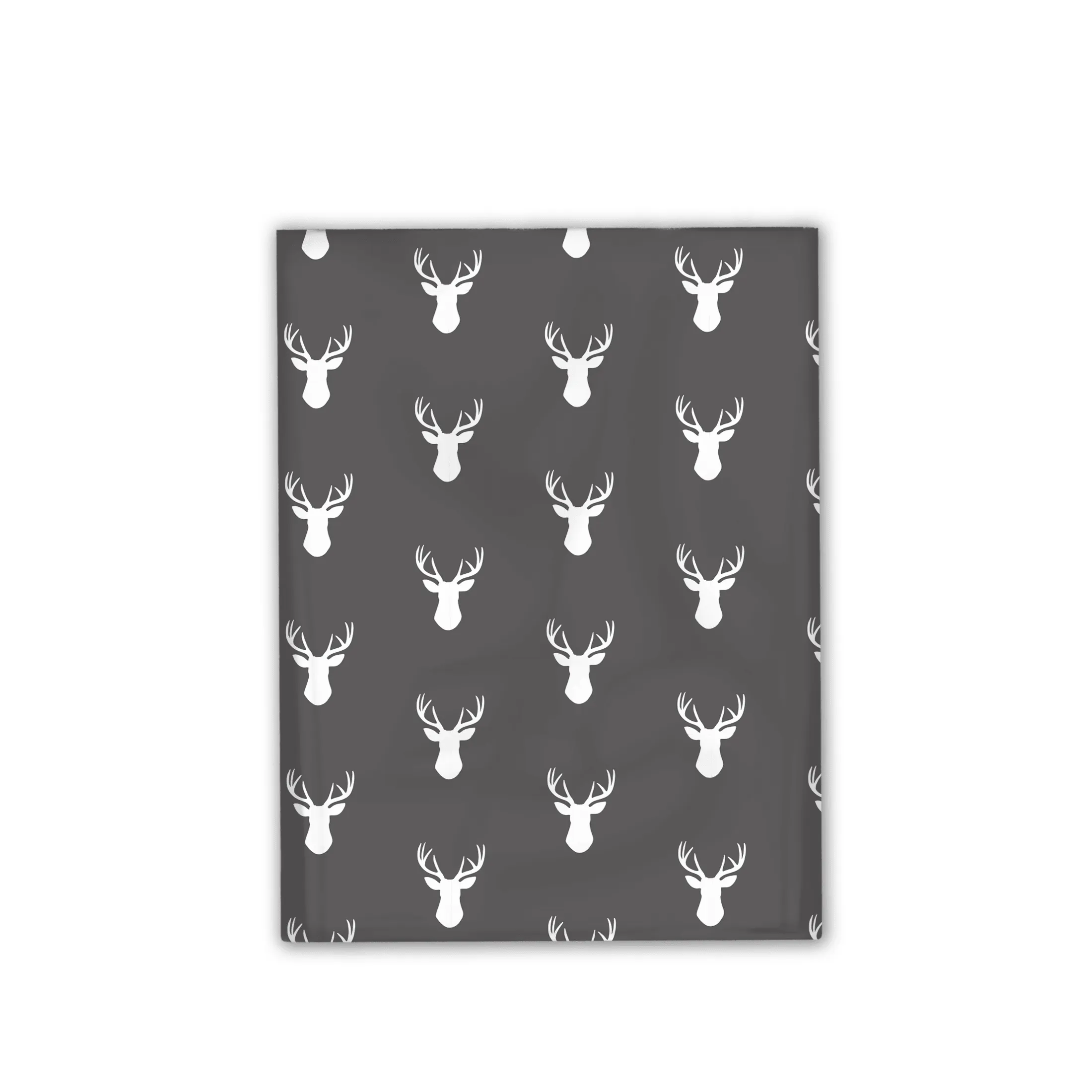 10x13 Charcoal Deer Heads Designer Poly Mailers Shipping Envelopes Premium Printed Bags