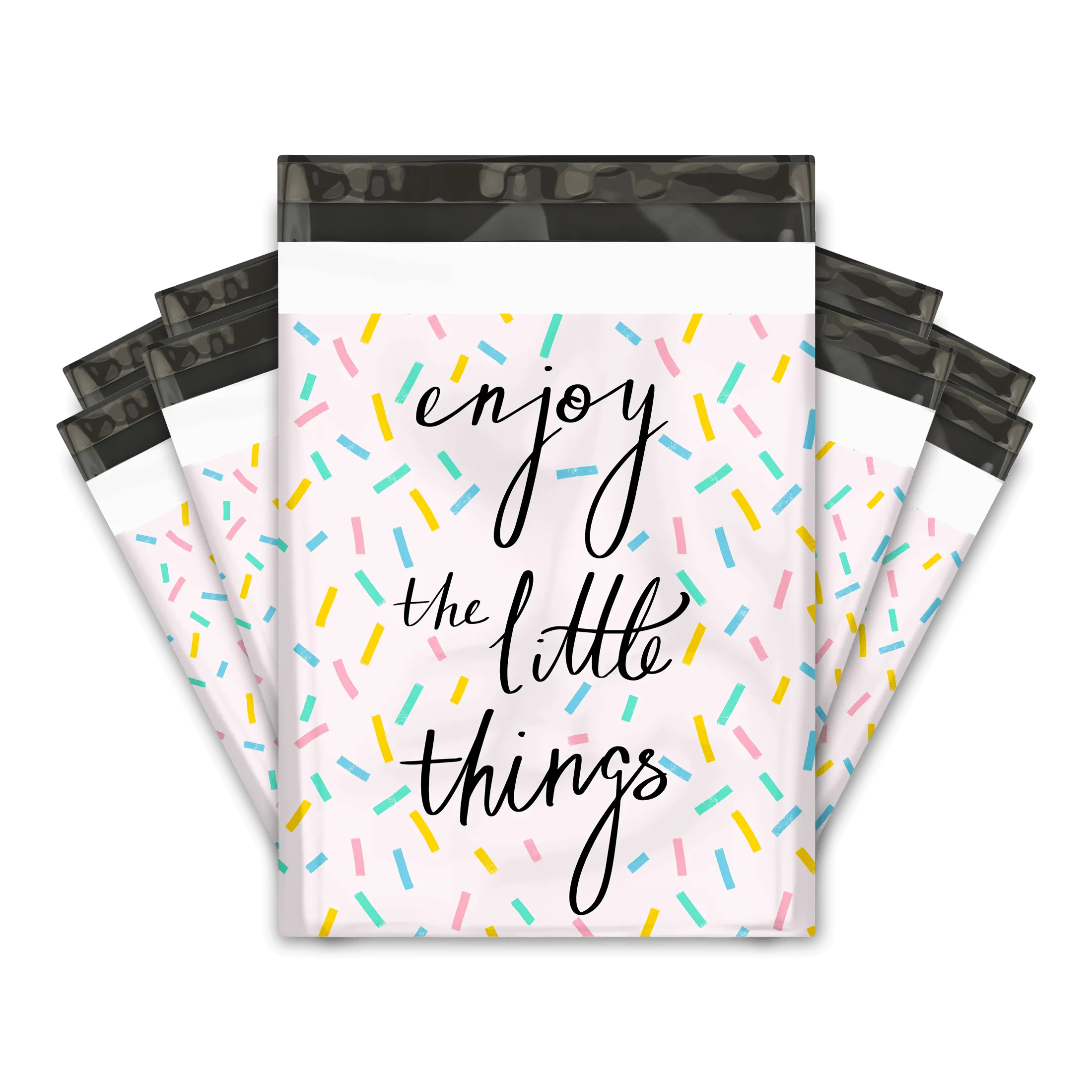 10x13 Confetti Designer Poly Mailers Shipping Envelopes Premium Printed Bags