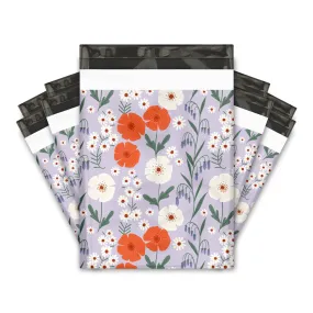 10x13 Floral Fields Designer Poly Mailers Shipping Envelopes Premium Printed Bags