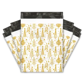 10x13 Gold Trees Designer Poly Mailers Shipping Envelopes Premium Printed Bags