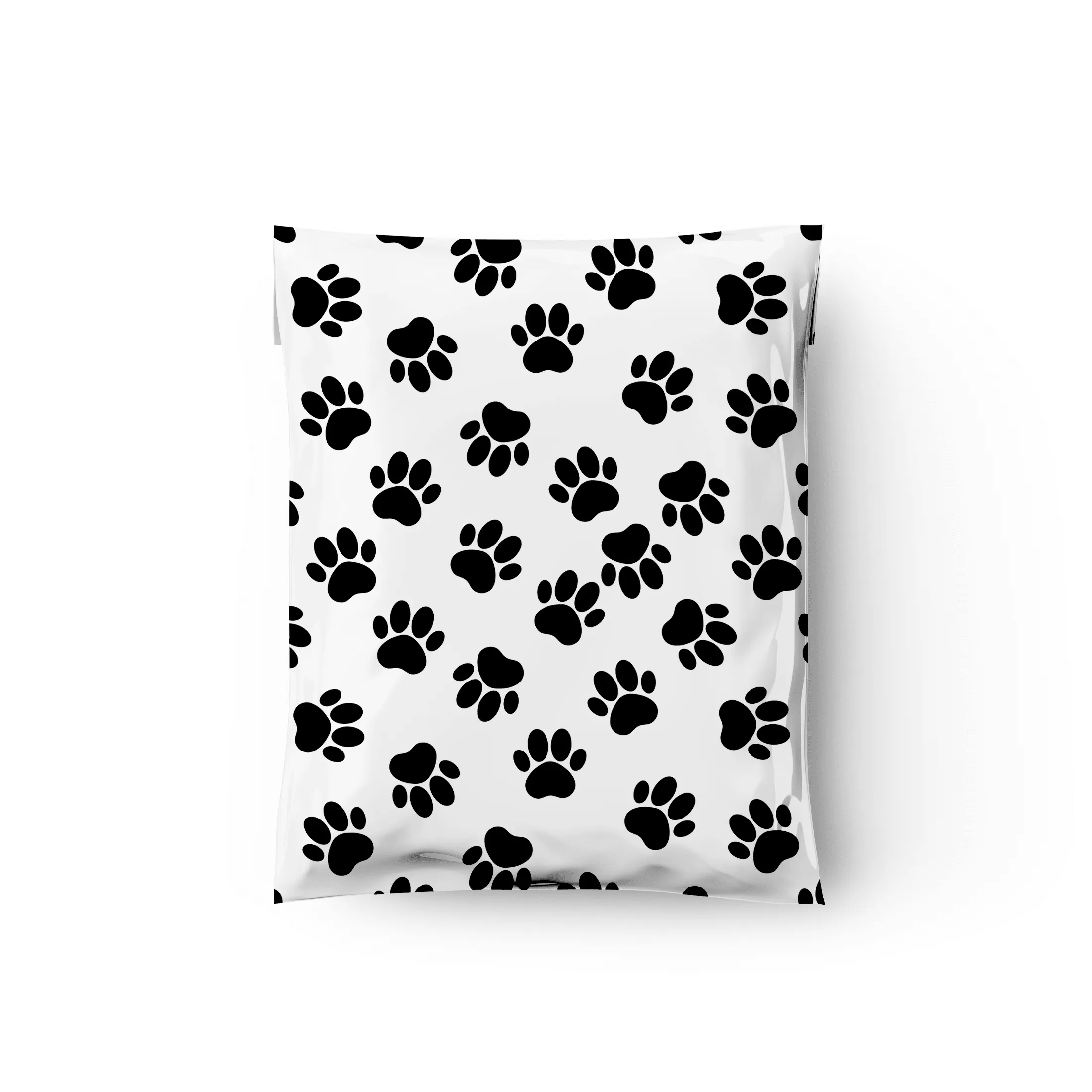 10x13 Paw Prints Designer Poly Mailers Shipping Envelopes Premium Printed Bags