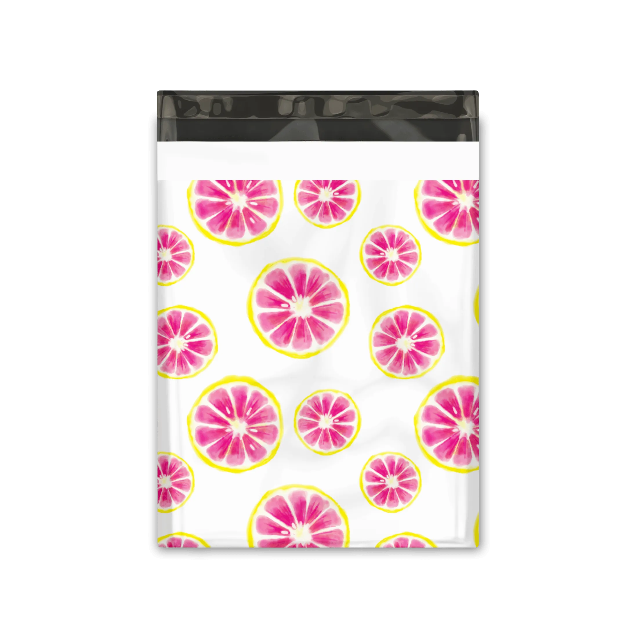 10x13 Pink Citrus Designer Poly Mailers Shipping Envelopes Premium Printed Bags