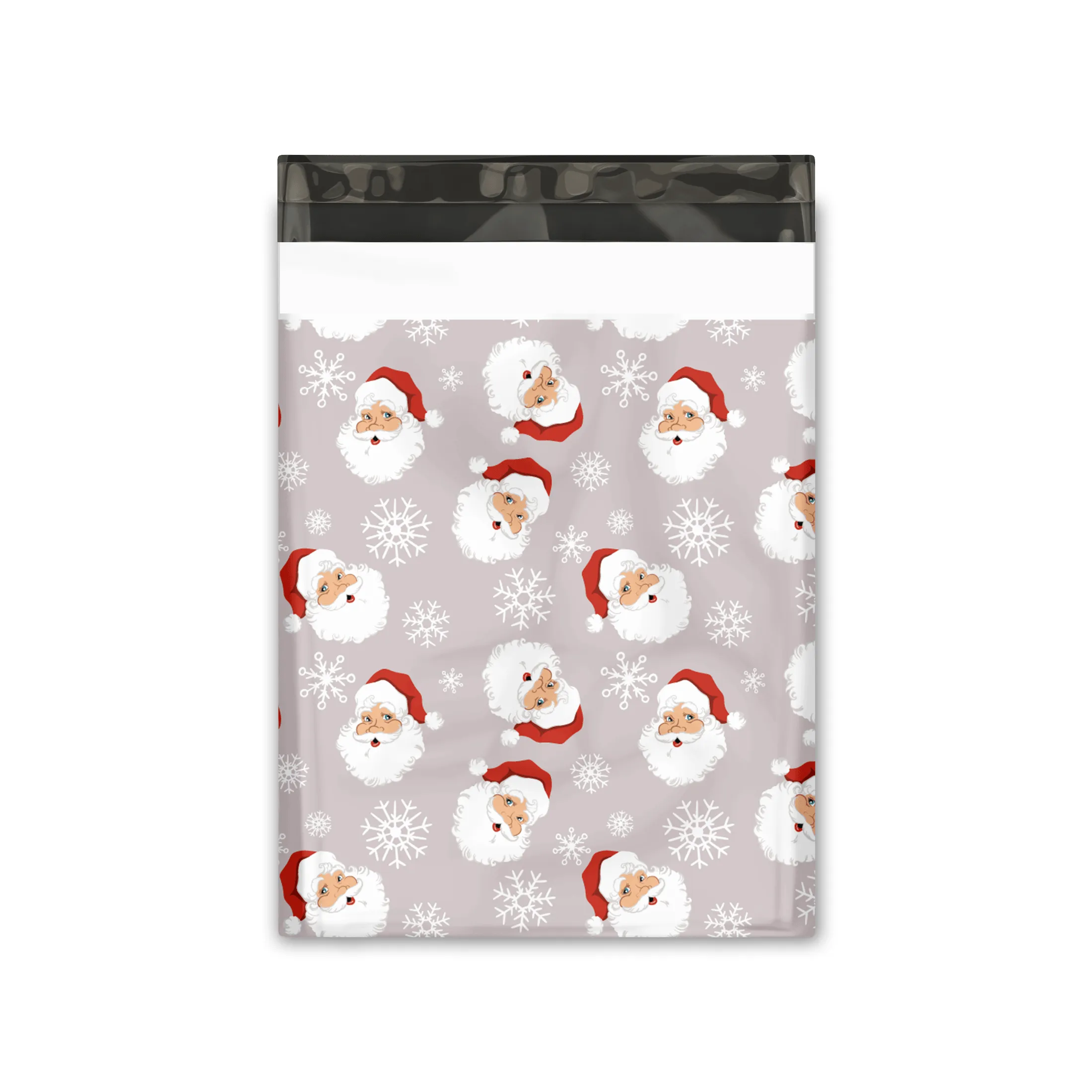 10x13 Santa Claus Designer Poly Mailers Shipping Envelopes Premium Printed Bags