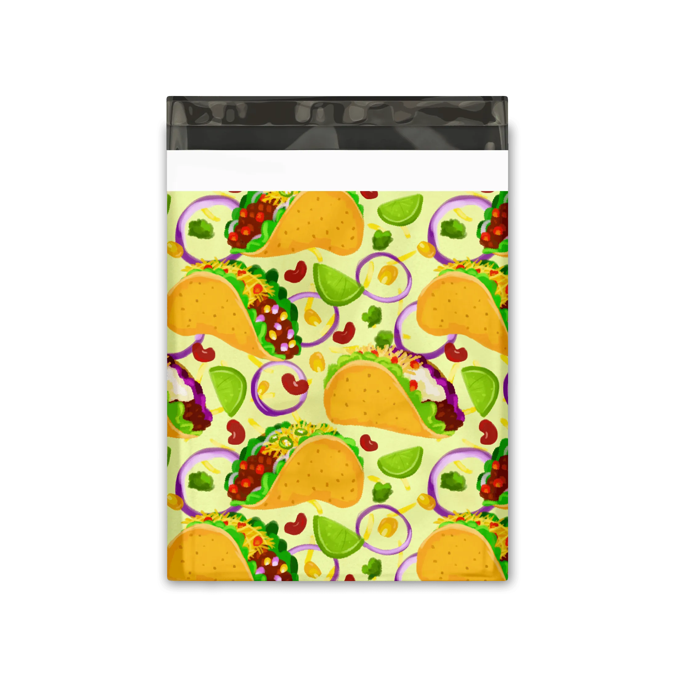 10x13 Tacos Designer Poly Mailers Shipping Envelopes Premium Printed Bags