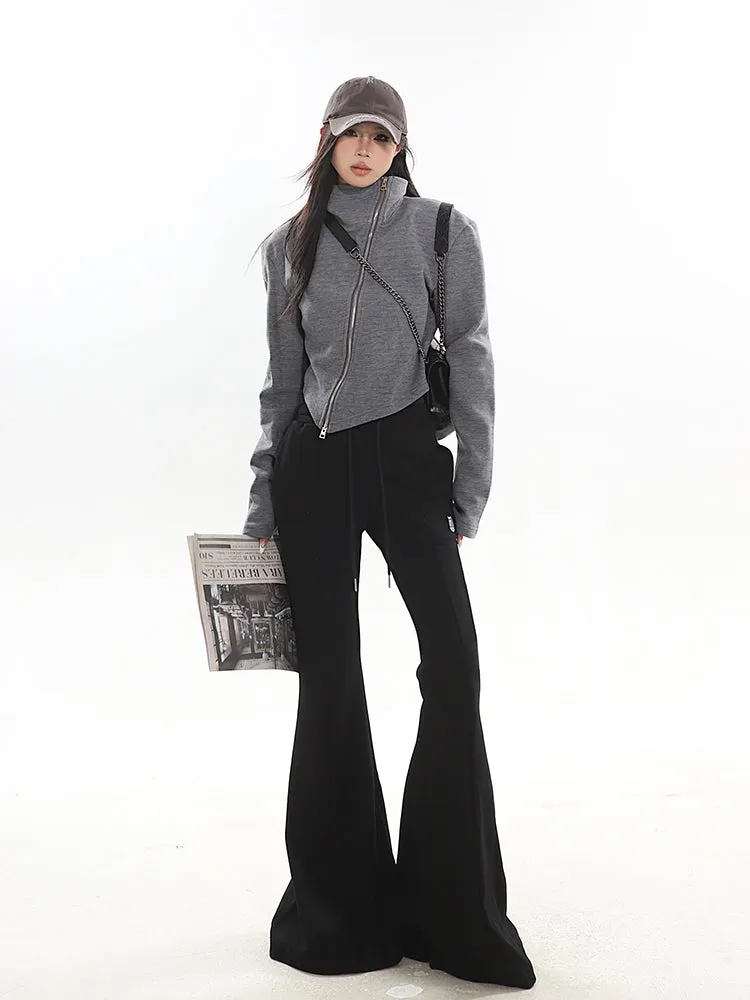 【23s November.】Vintage High Waist Drawstring Casual Pants