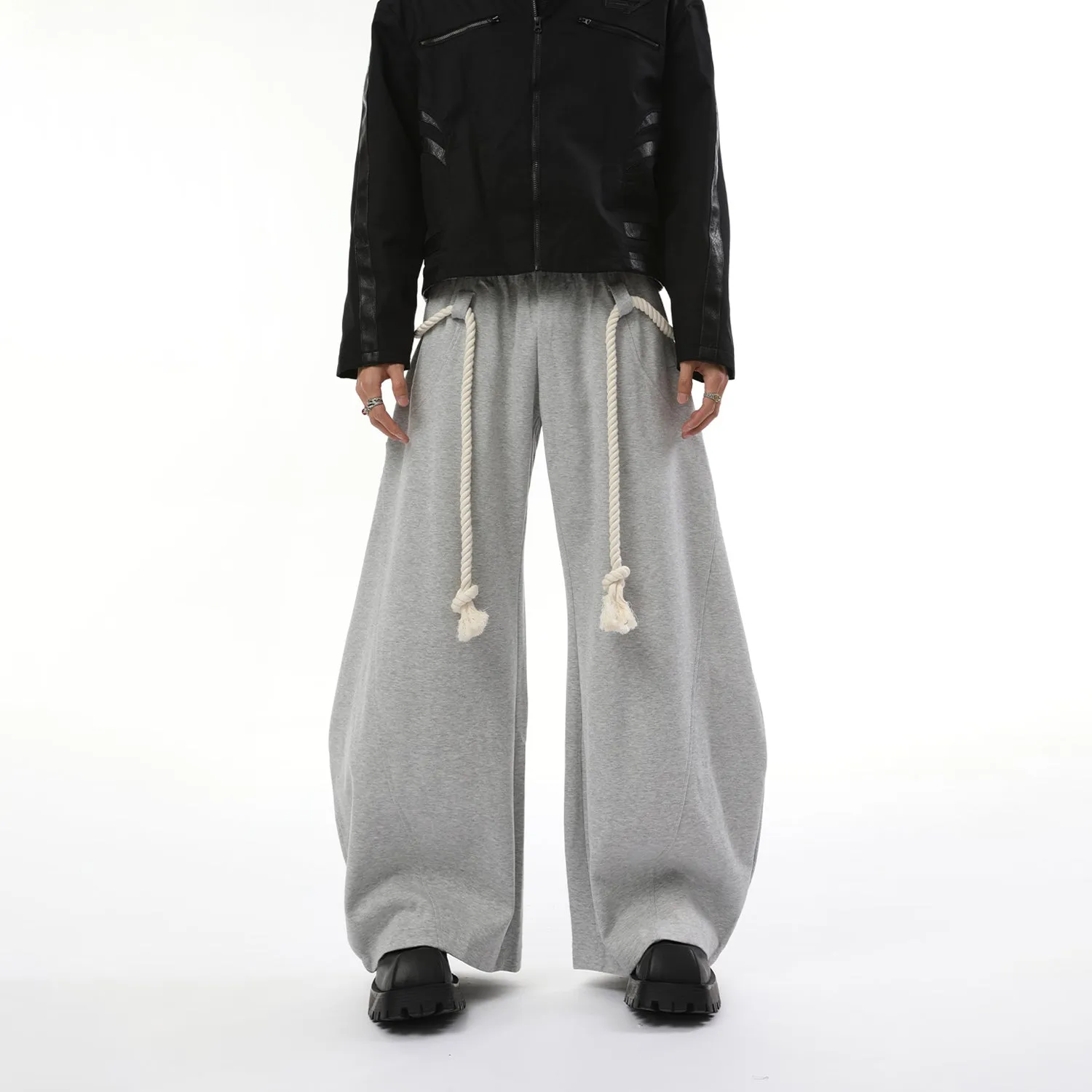 【24s Nov.】Vintage Thick Rope Machete Design Sweatpants