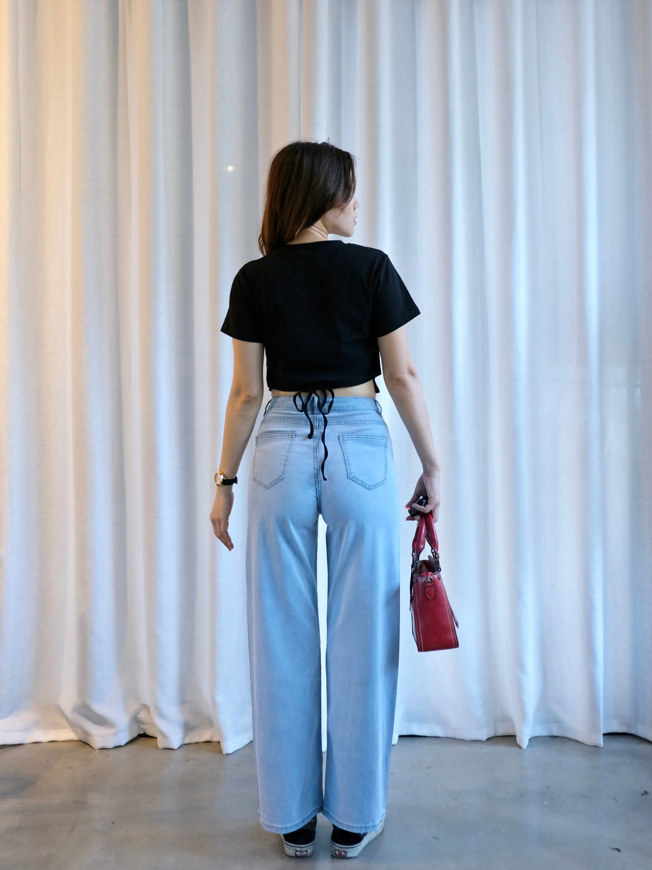 ACEWIN Wide Leg Denim Trousers (Size S-XL) 300979