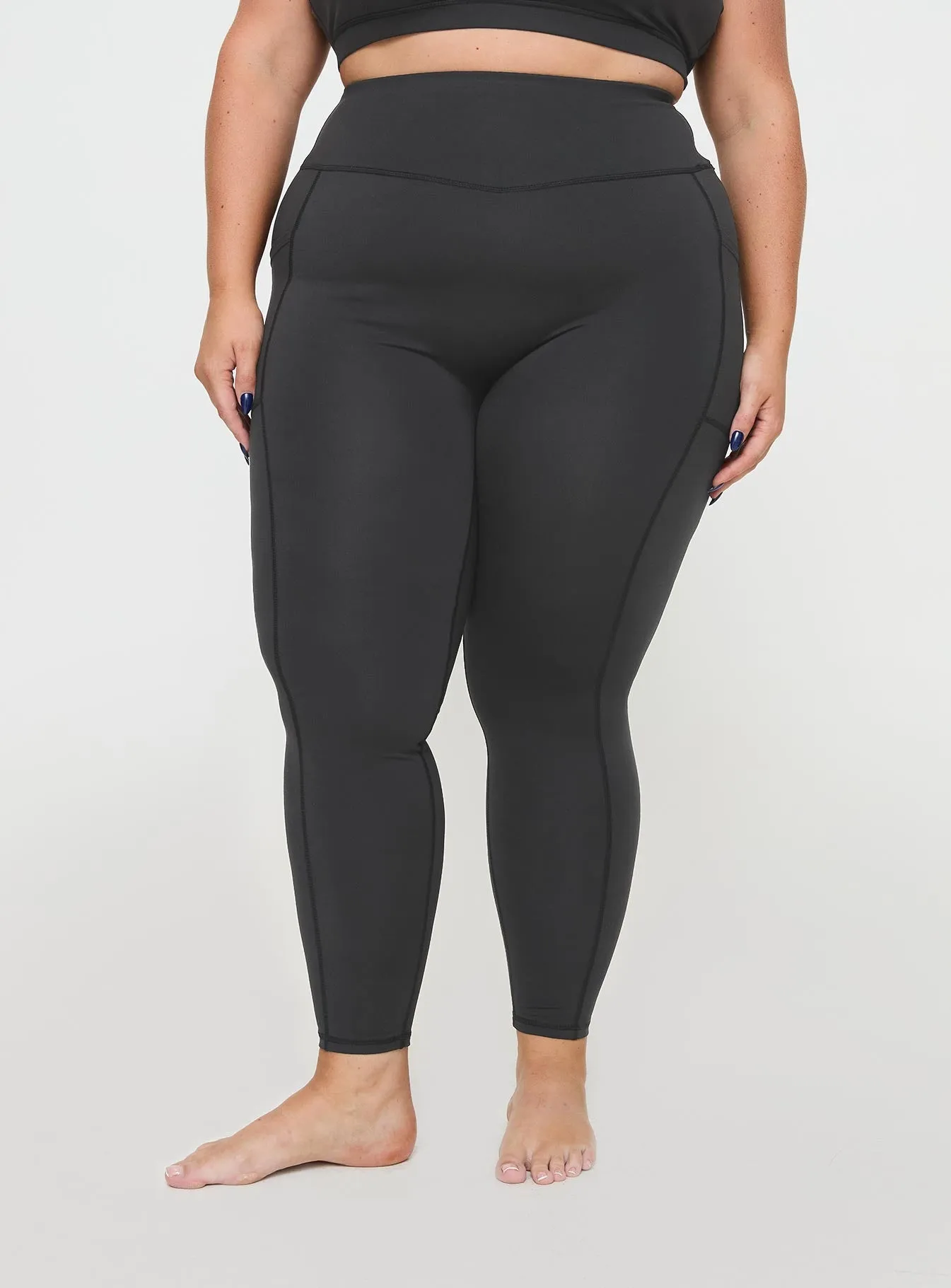 Achieve Activewear Leggings Grey Curve