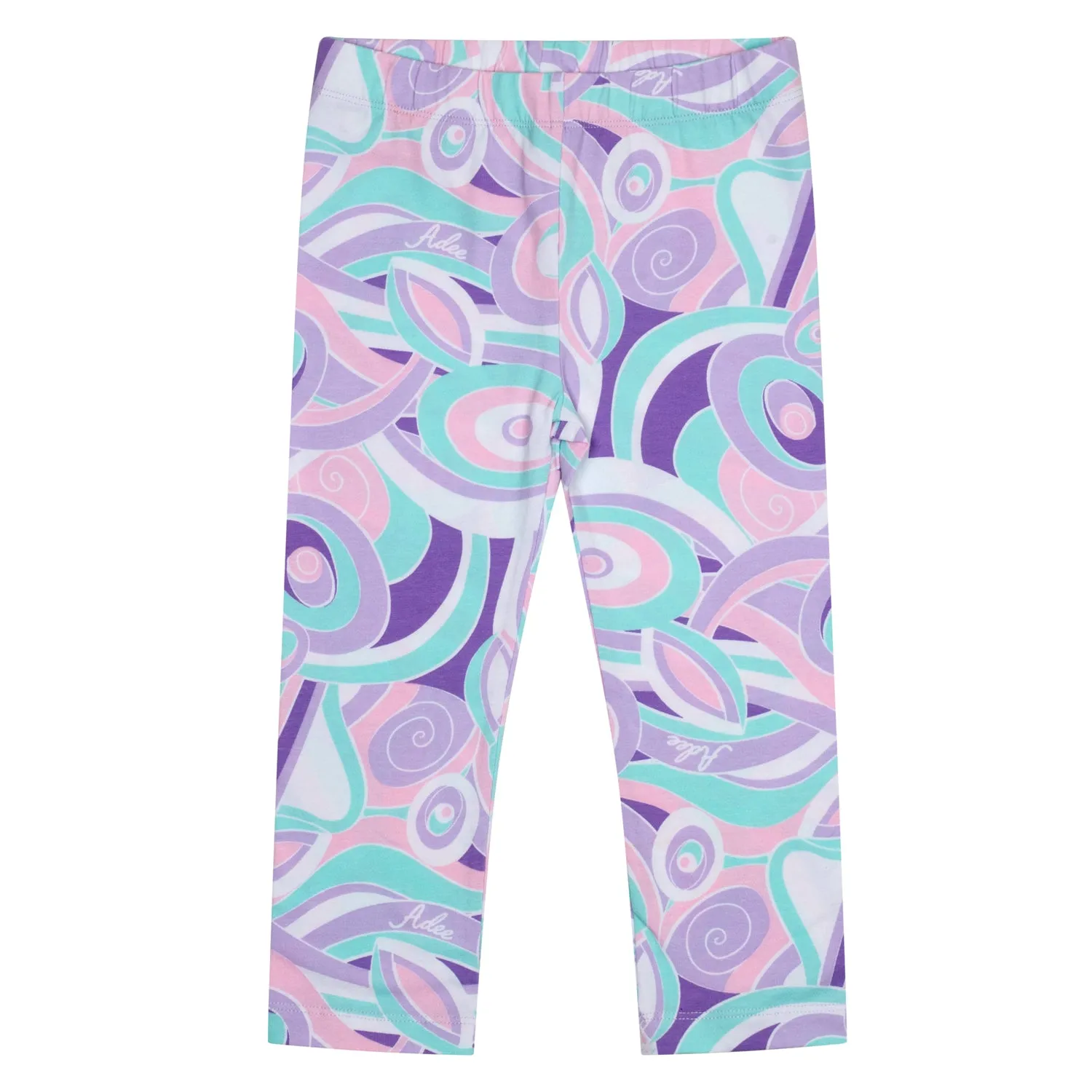 A'Dee - 2 piece legging set, Lilac pastel print, Nadeen