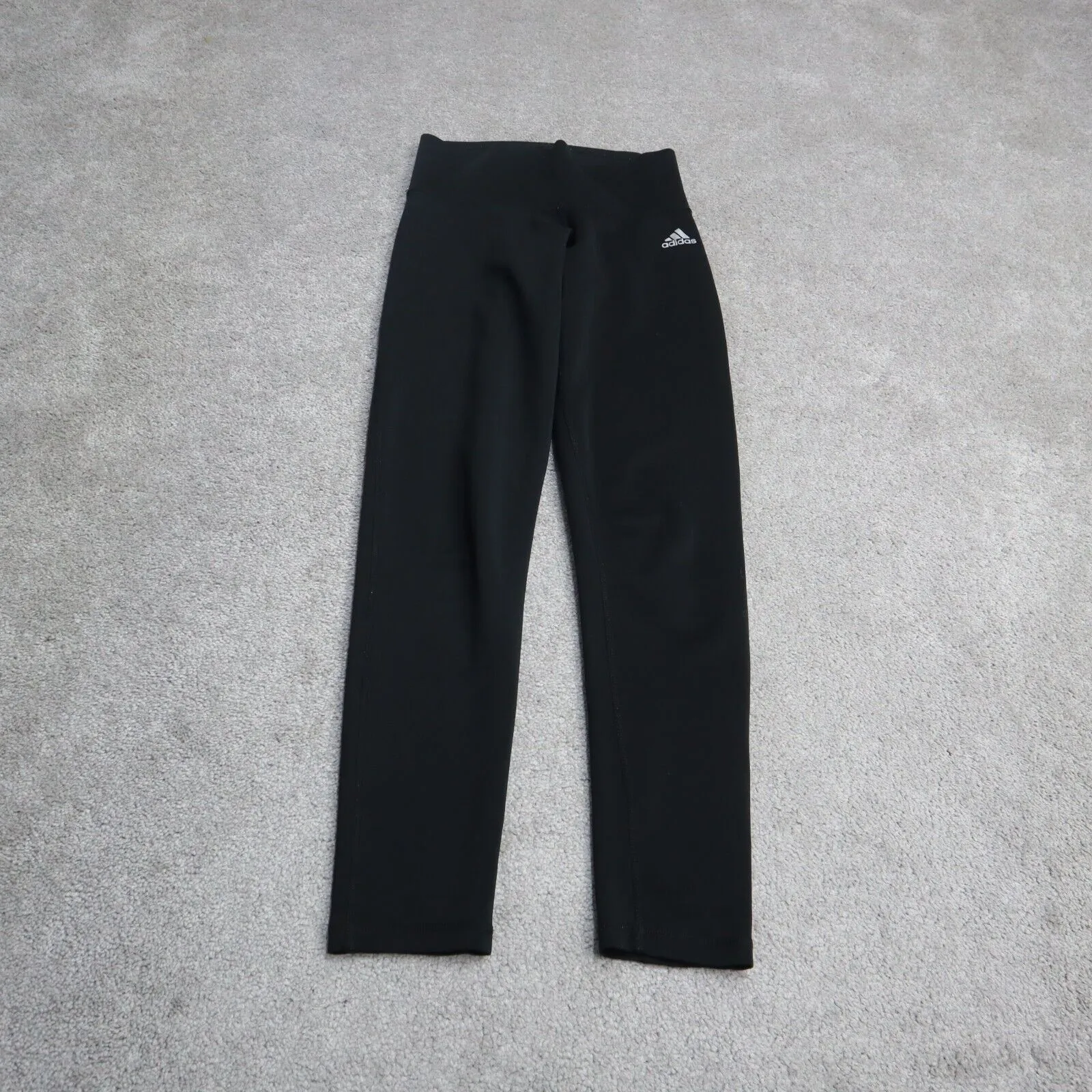 Adidas Climalite Womens Activewear Ankle Legging Mid Rise Black Size X Small