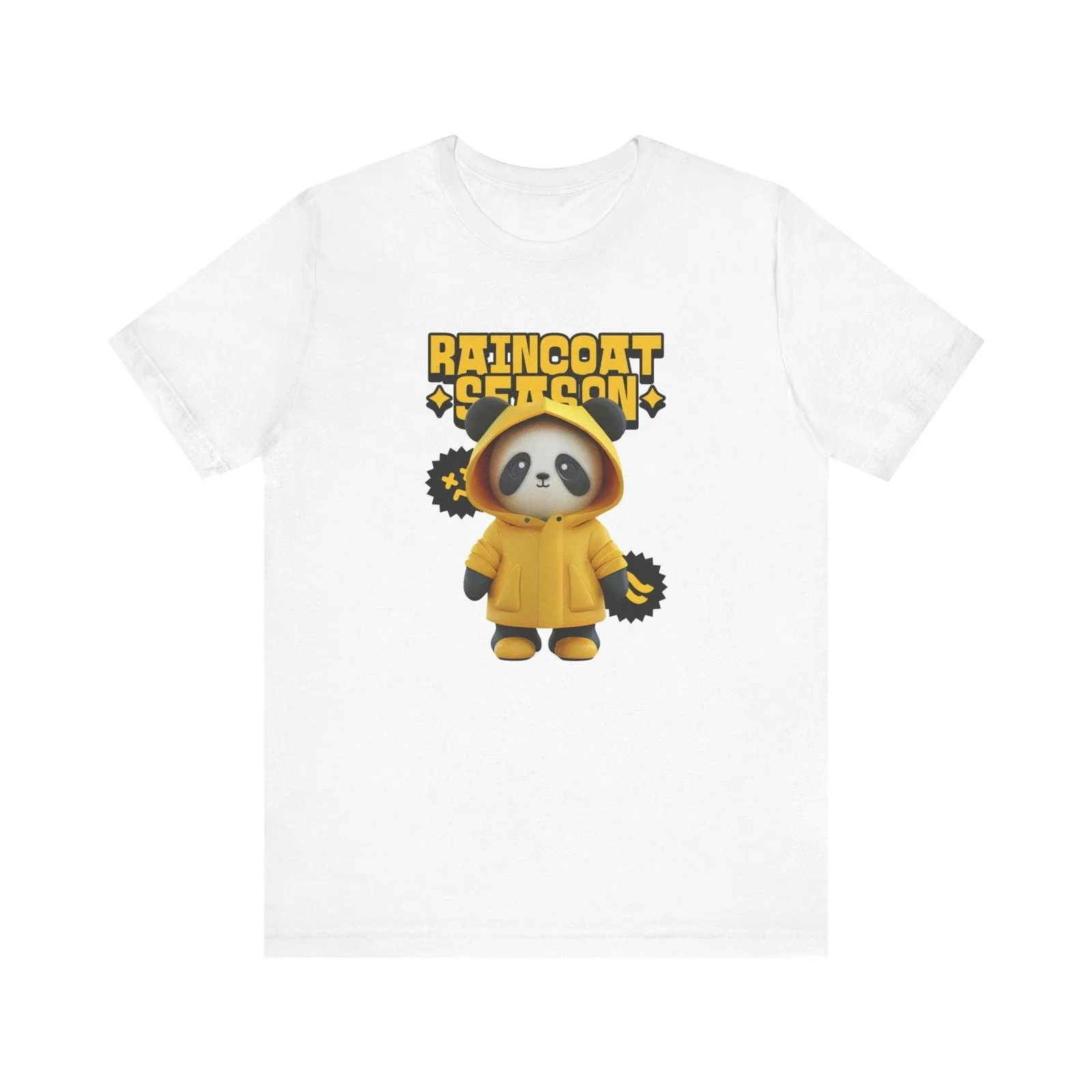 Adventure Raincoat Season Panda T Shirt