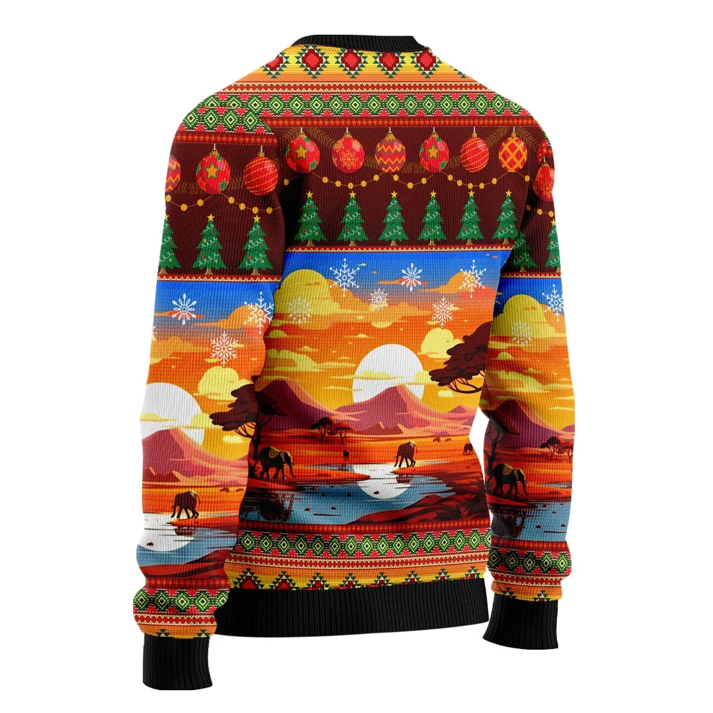 African Heritage and Celebrated Christmas Ugly Sweatshirt