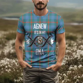 Agnew Ancient Tartan T-Shirt with Family Crest DNA In Me Style