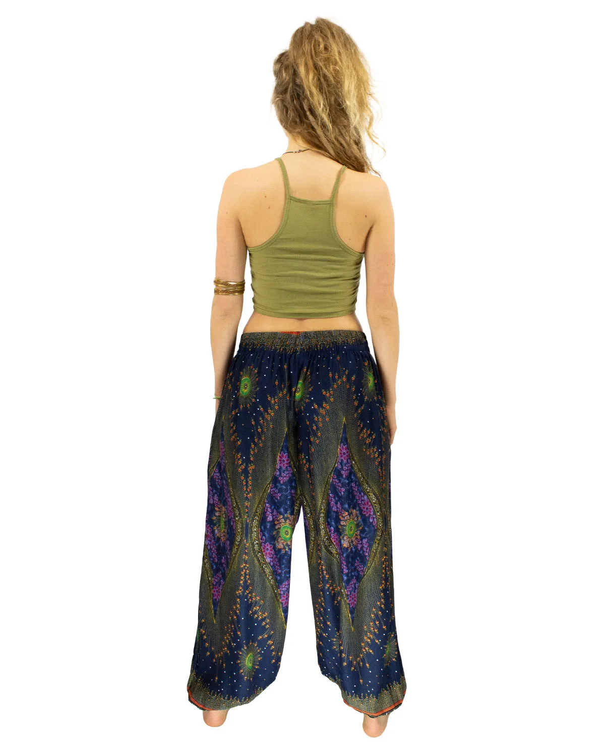 Aladdin Harem Pants Blue