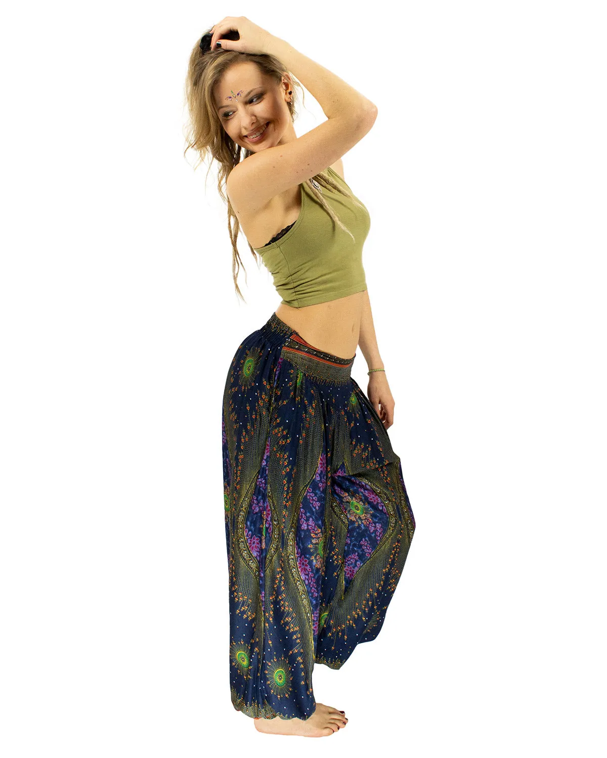 Aladdin Harem Pants Blue