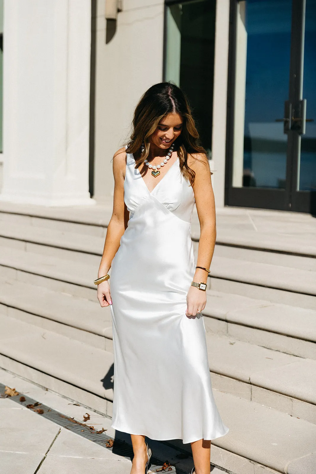 Andie Midi Dress - Off White