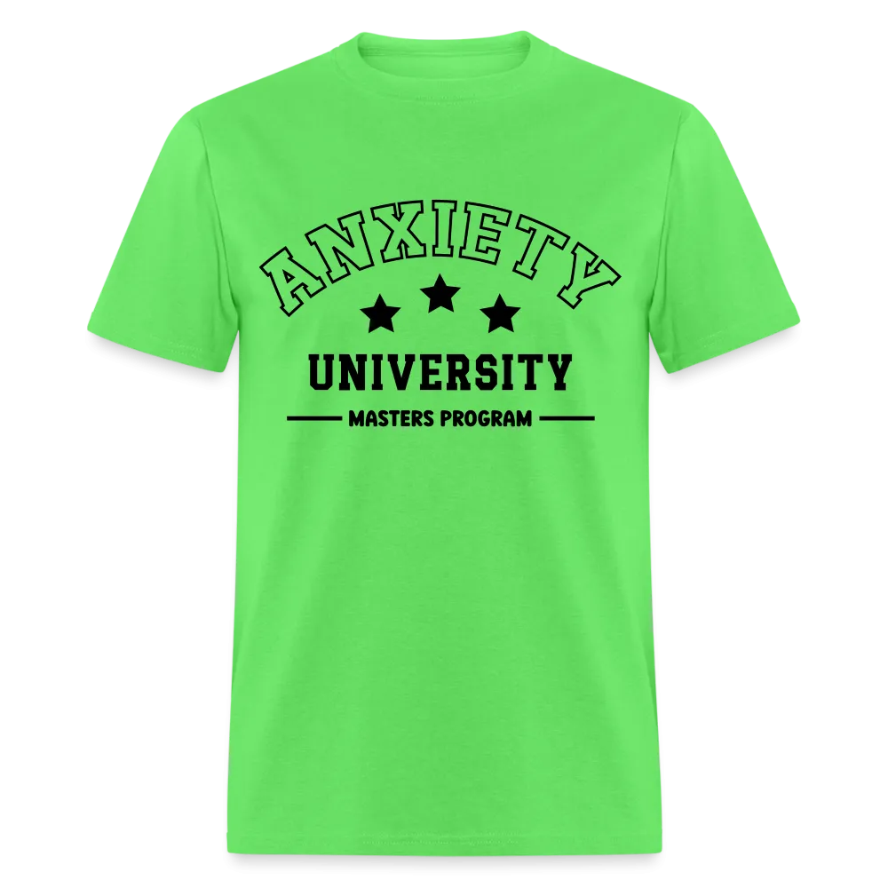 Anxiety University Masters Program T-Shirt