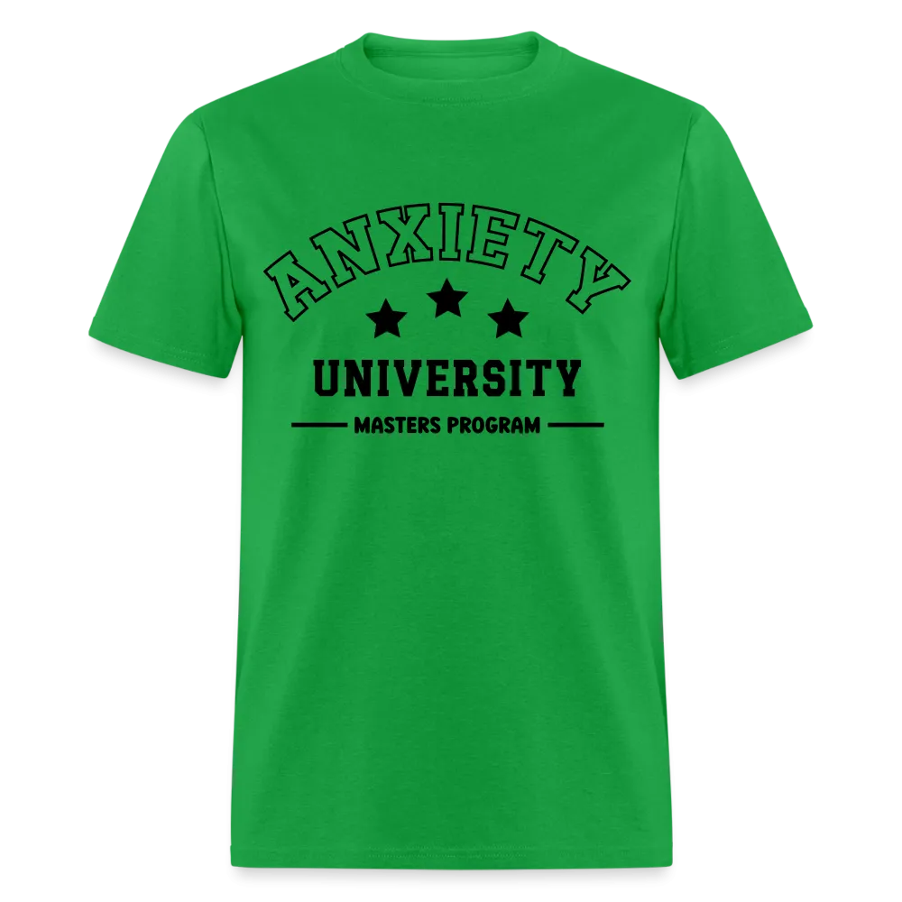 Anxiety University Masters Program T-Shirt