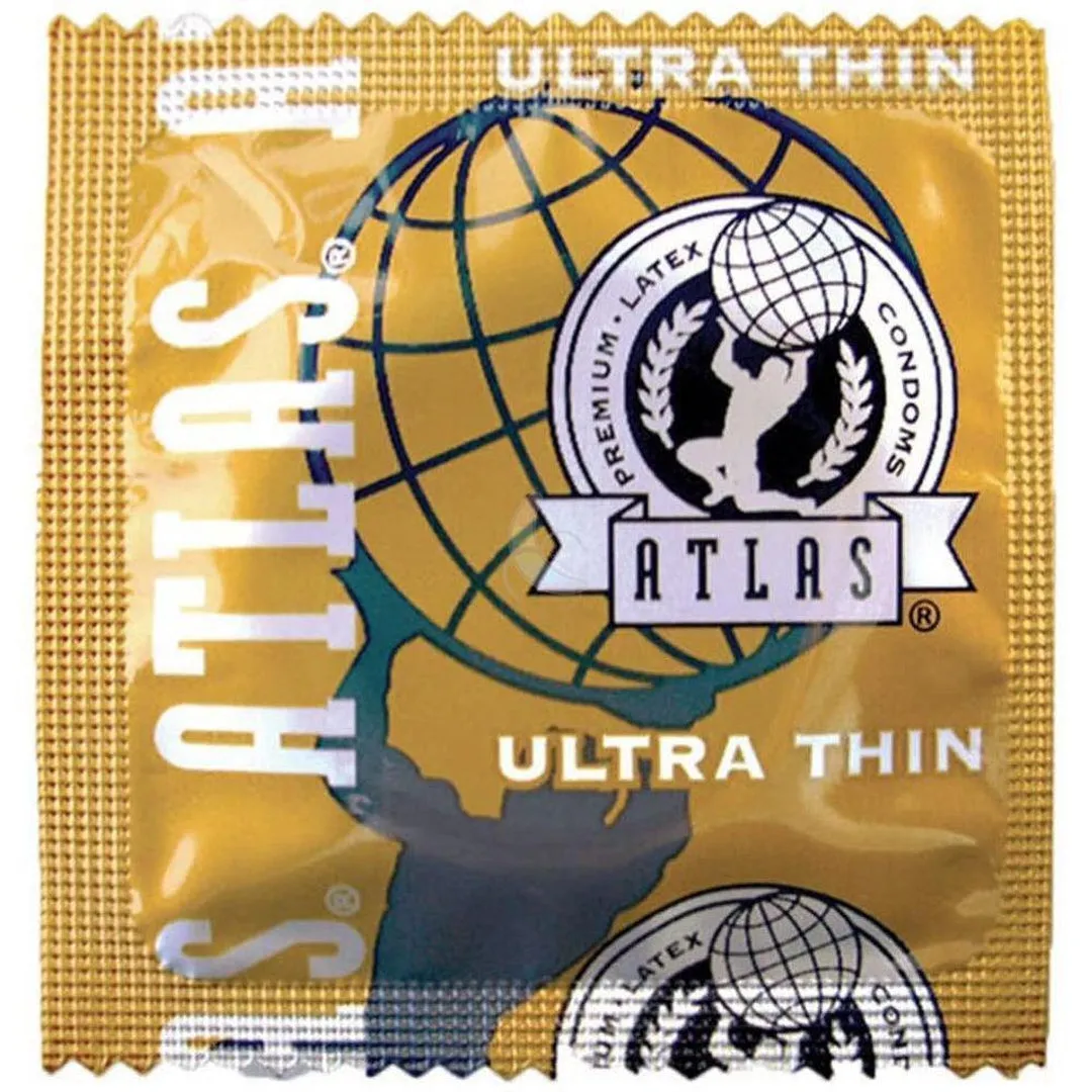 Atlas Ultra Thin Lubricated Condoms