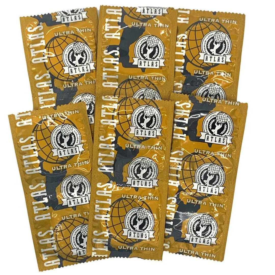 Atlas Ultra Thin Lubricated Condoms