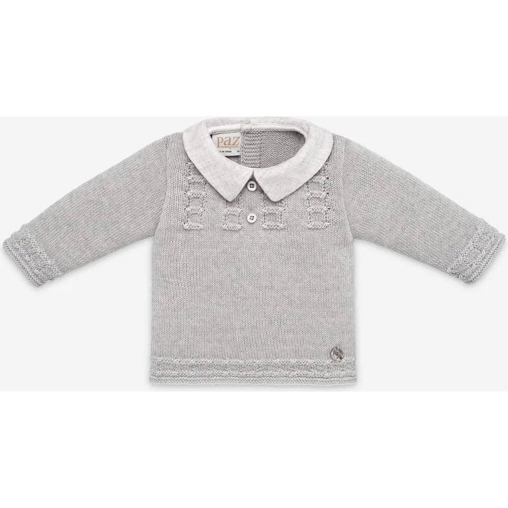 Baby Boys Grey 'Perseo' Knitted Set