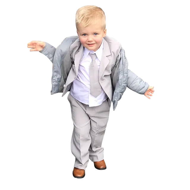 Boys Light Grey Suit (Classic)