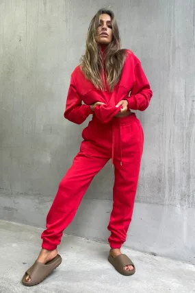 Brooklyn red sweater and pants (sold as separates)