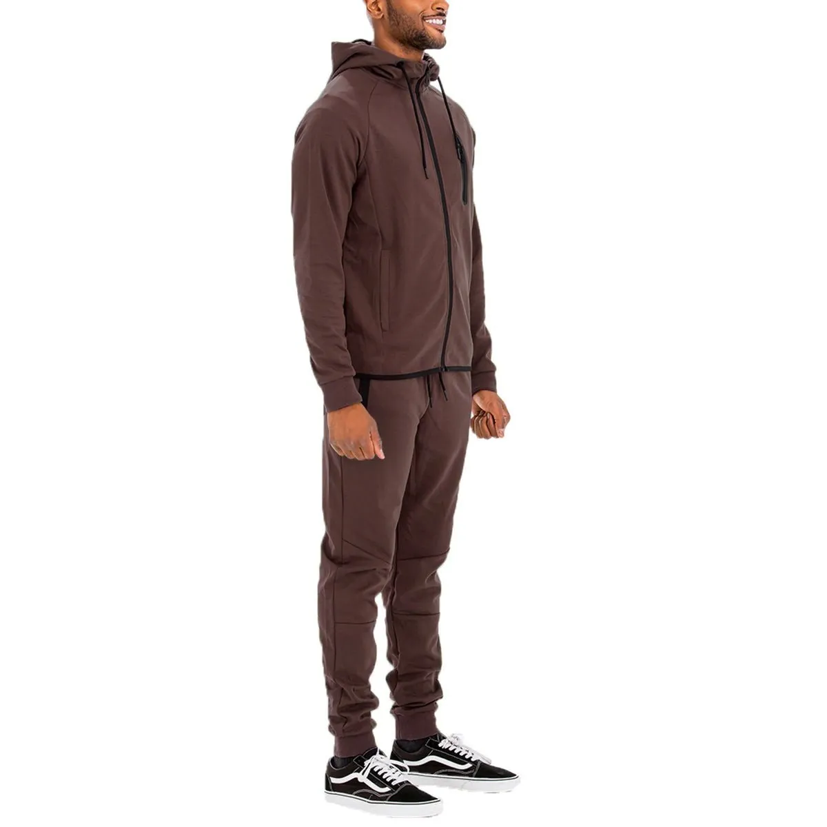 Brown Dynamic Sweat Set