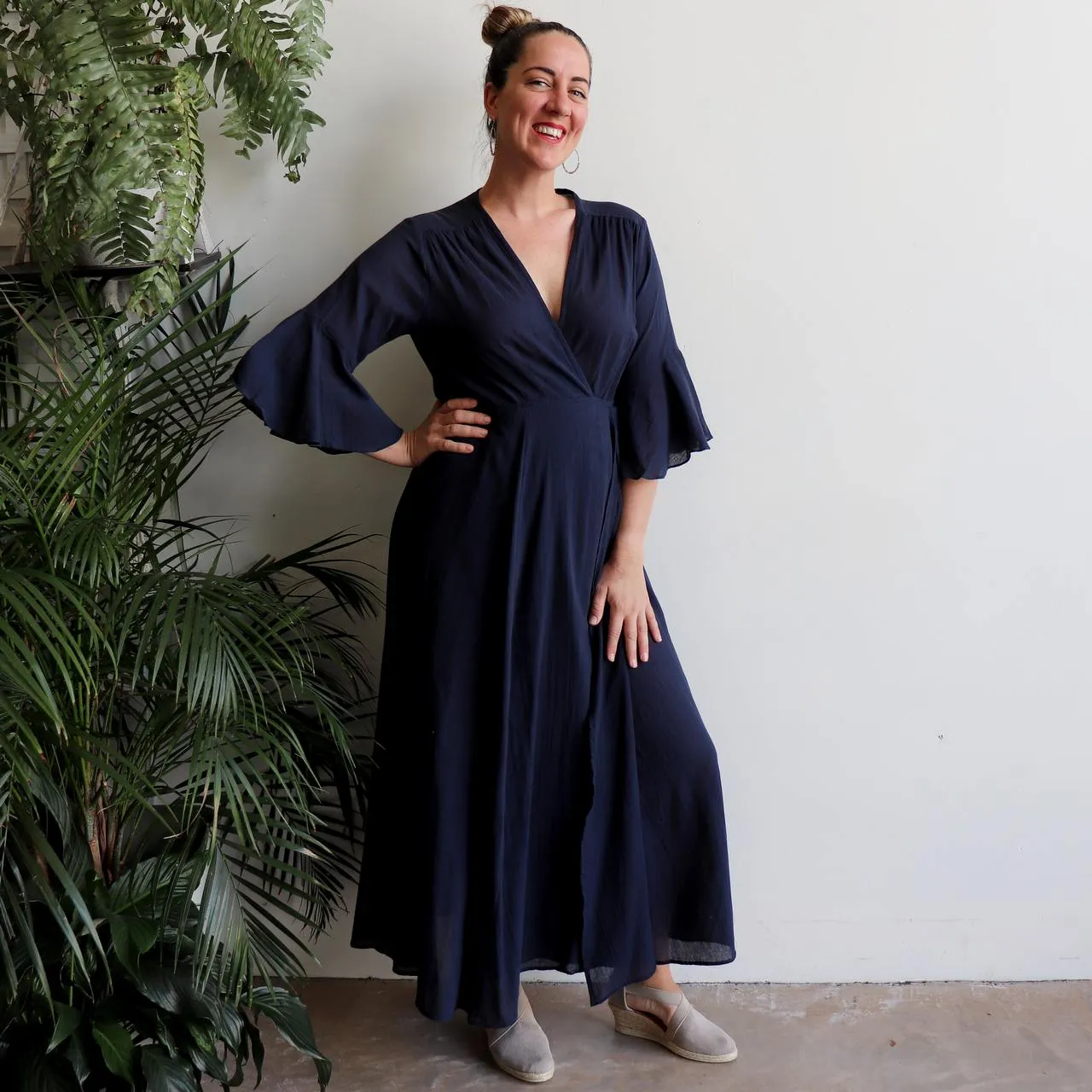 Cabana Cotton Wrap Dress