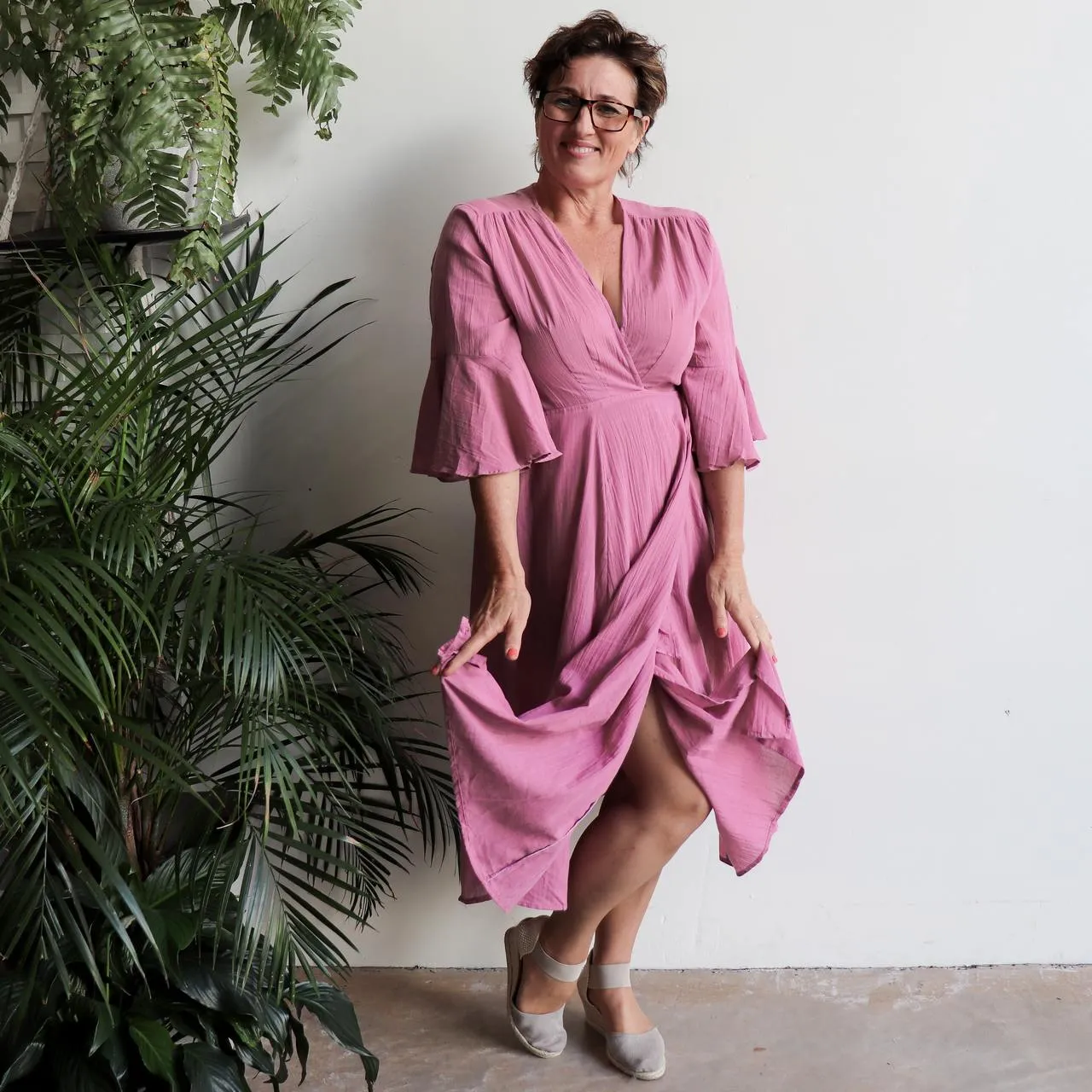 Cabana Cotton Wrap Dress