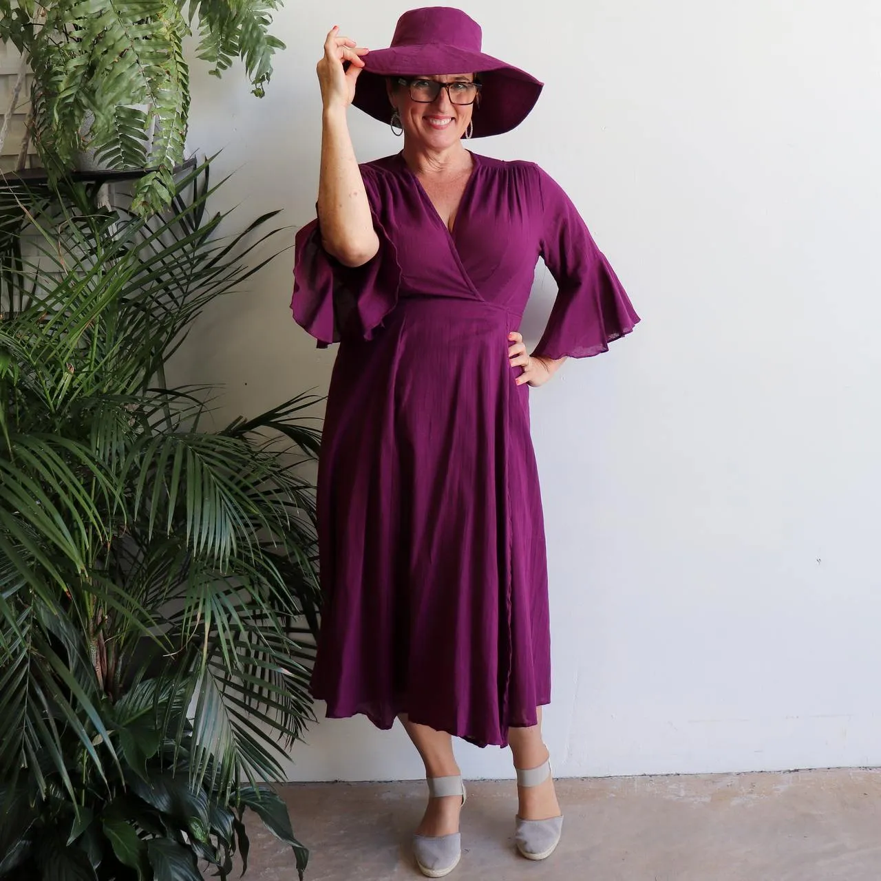 Cabana Cotton Wrap Dress