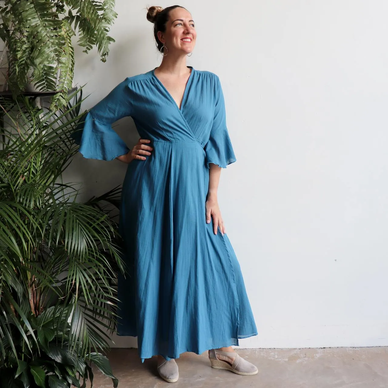 Cabana Cotton Wrap Dress