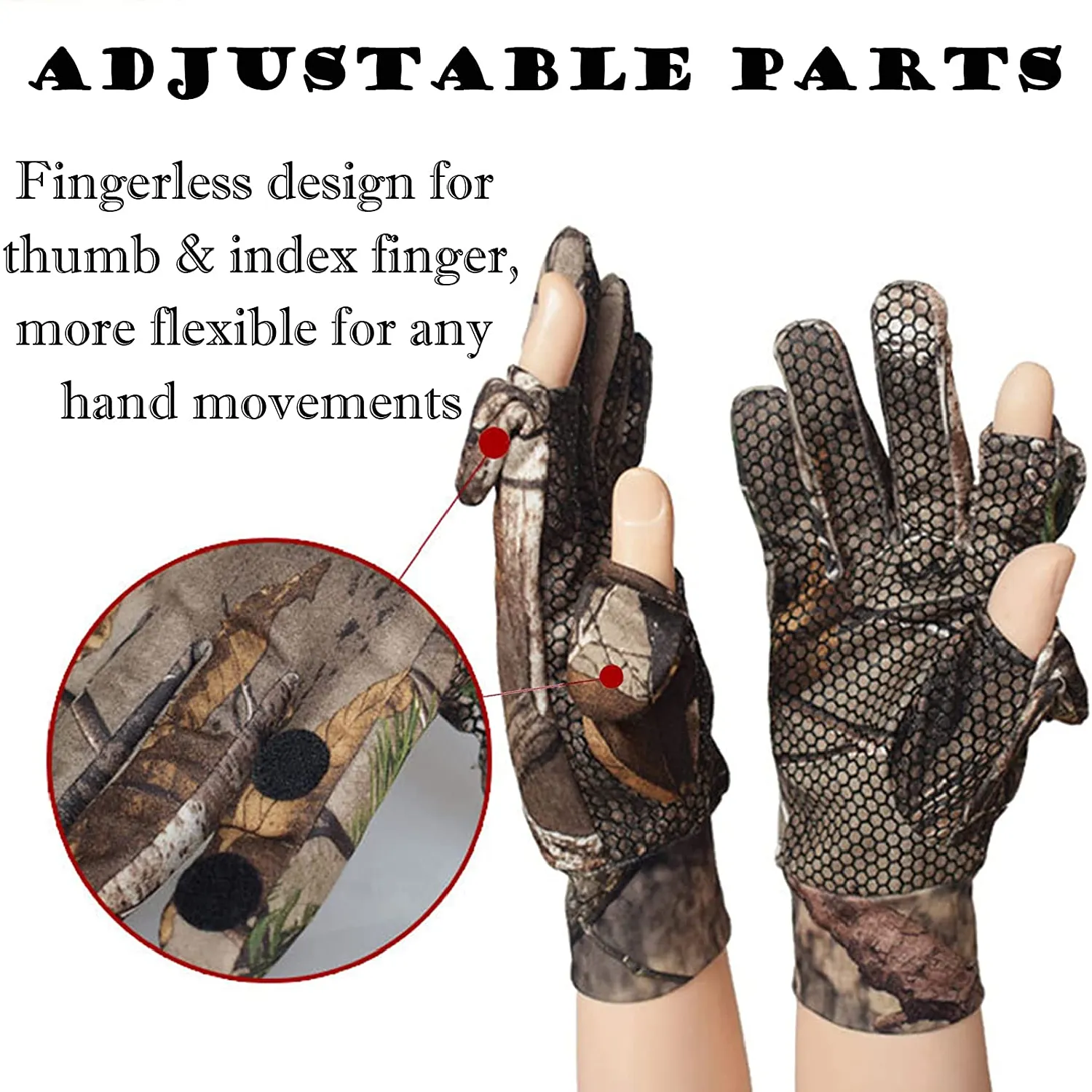 Camouflage Hunting Gloves | Waterproof Anti-Slip Gloves