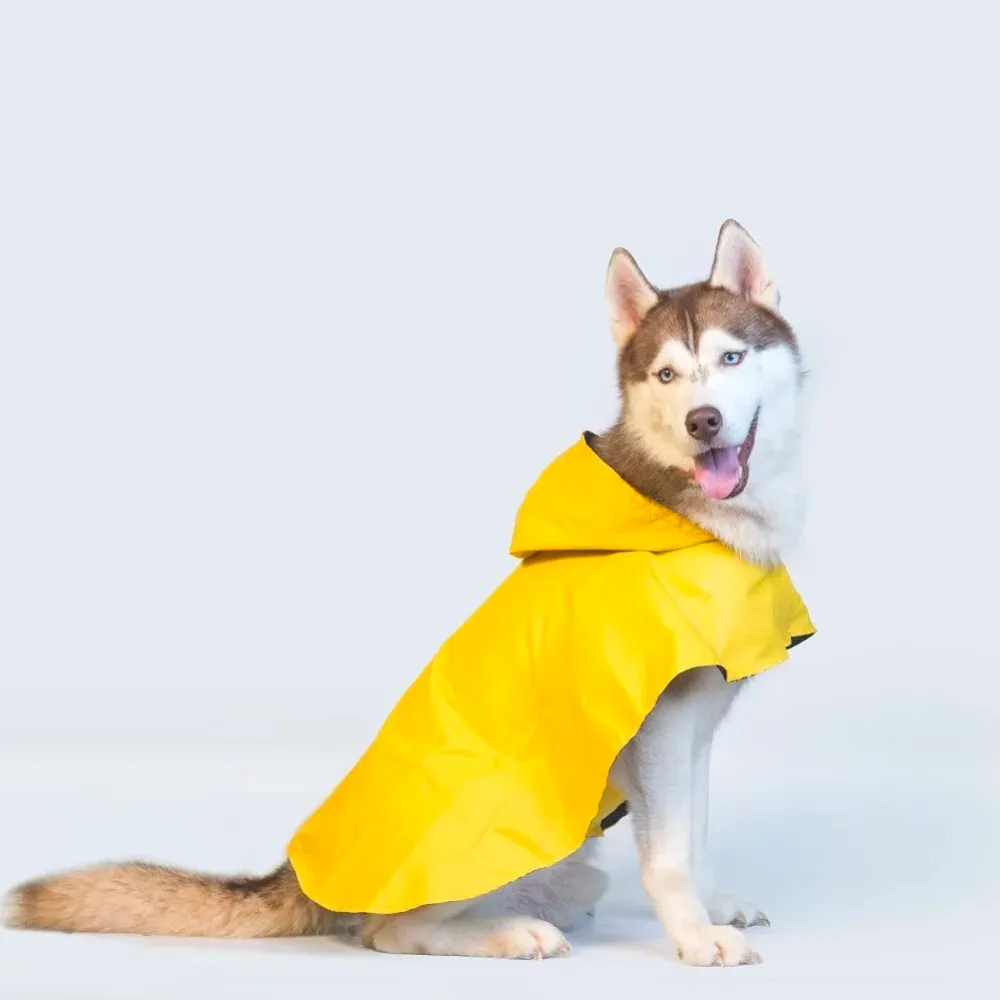 Cape Style Dog Raincoat (Red)