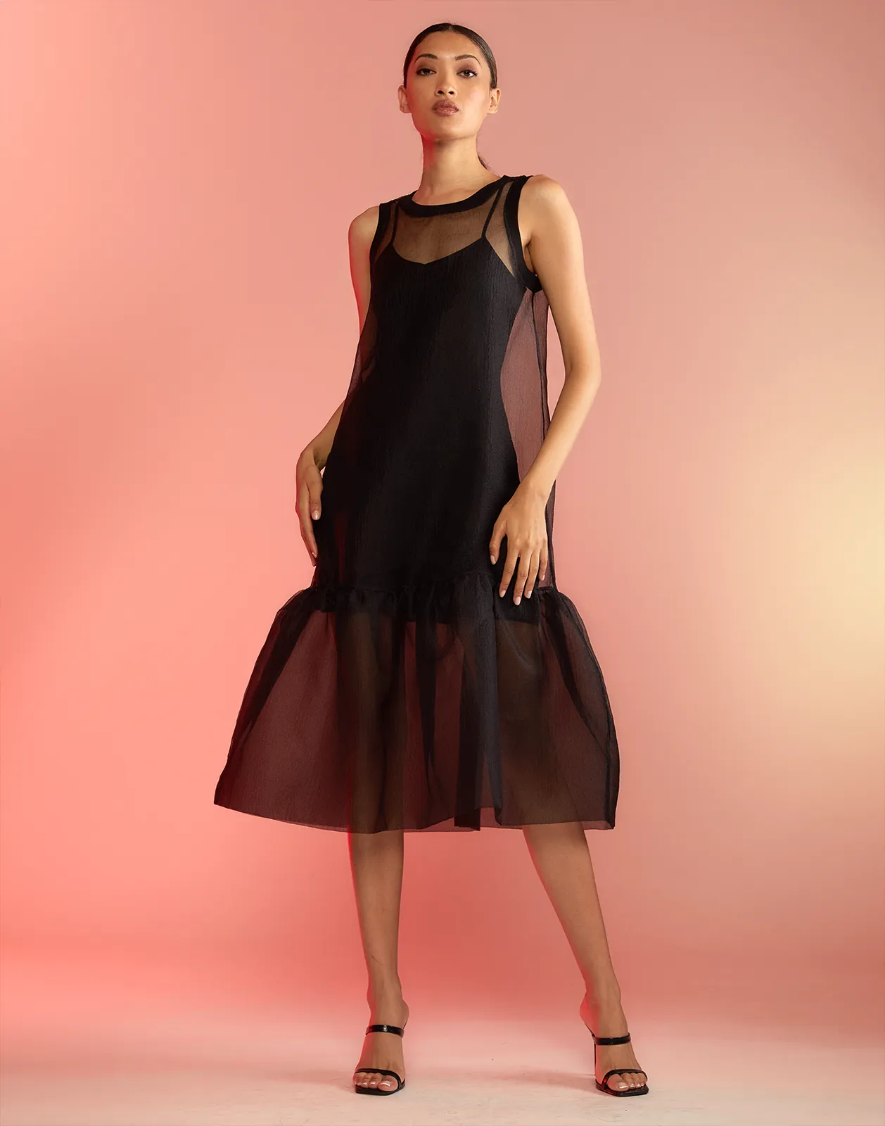 Carrie Organza Midi Dress