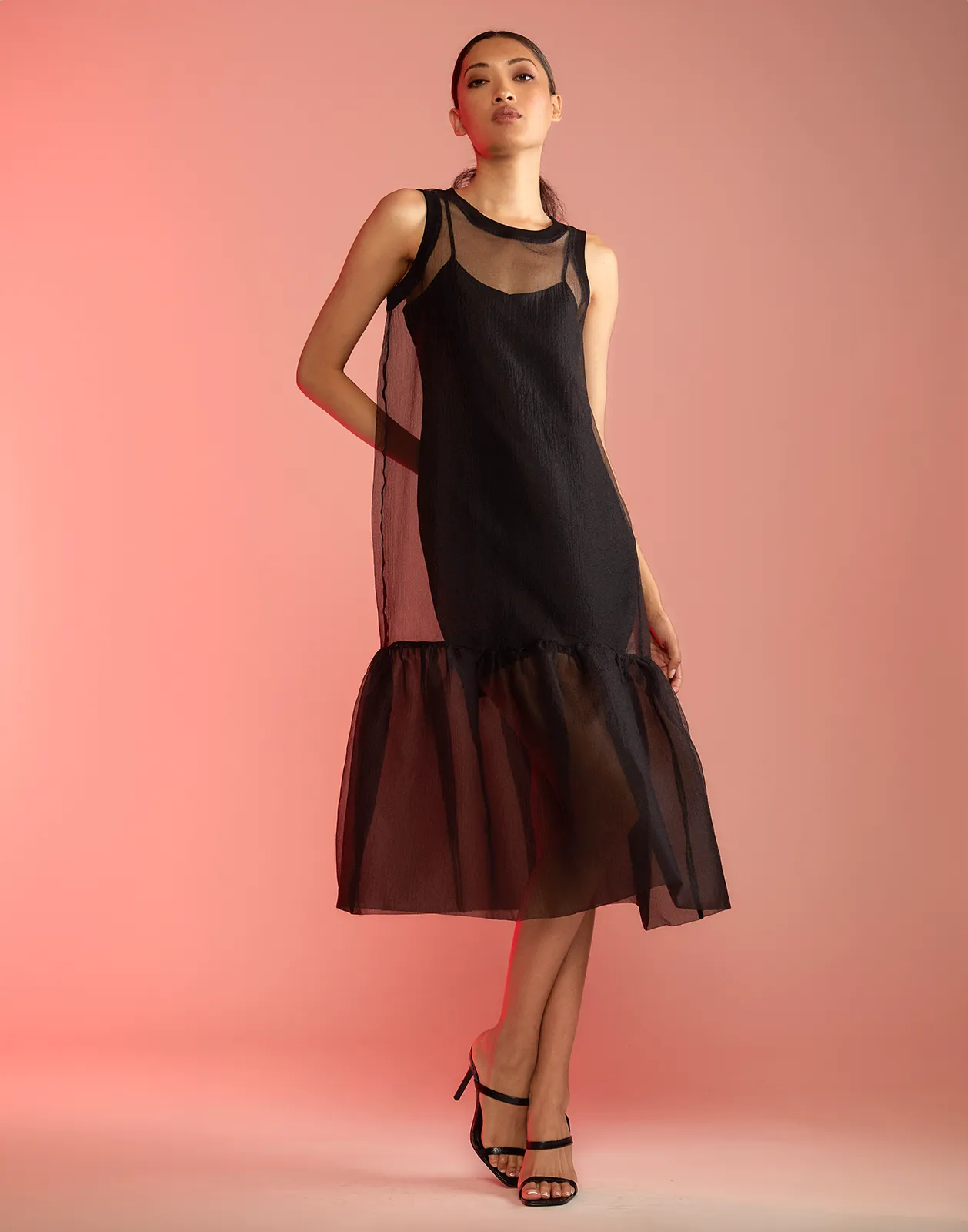 Carrie Organza Midi Dress