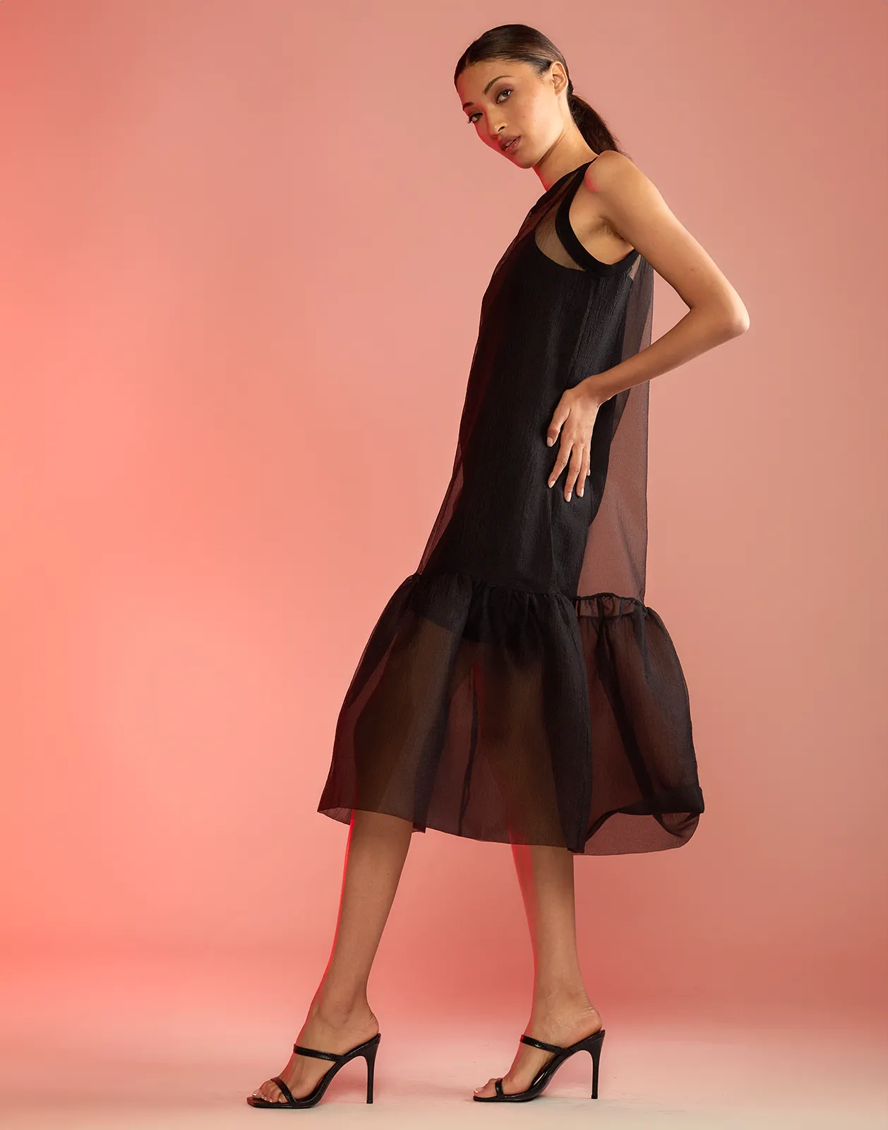 Carrie Organza Midi Dress