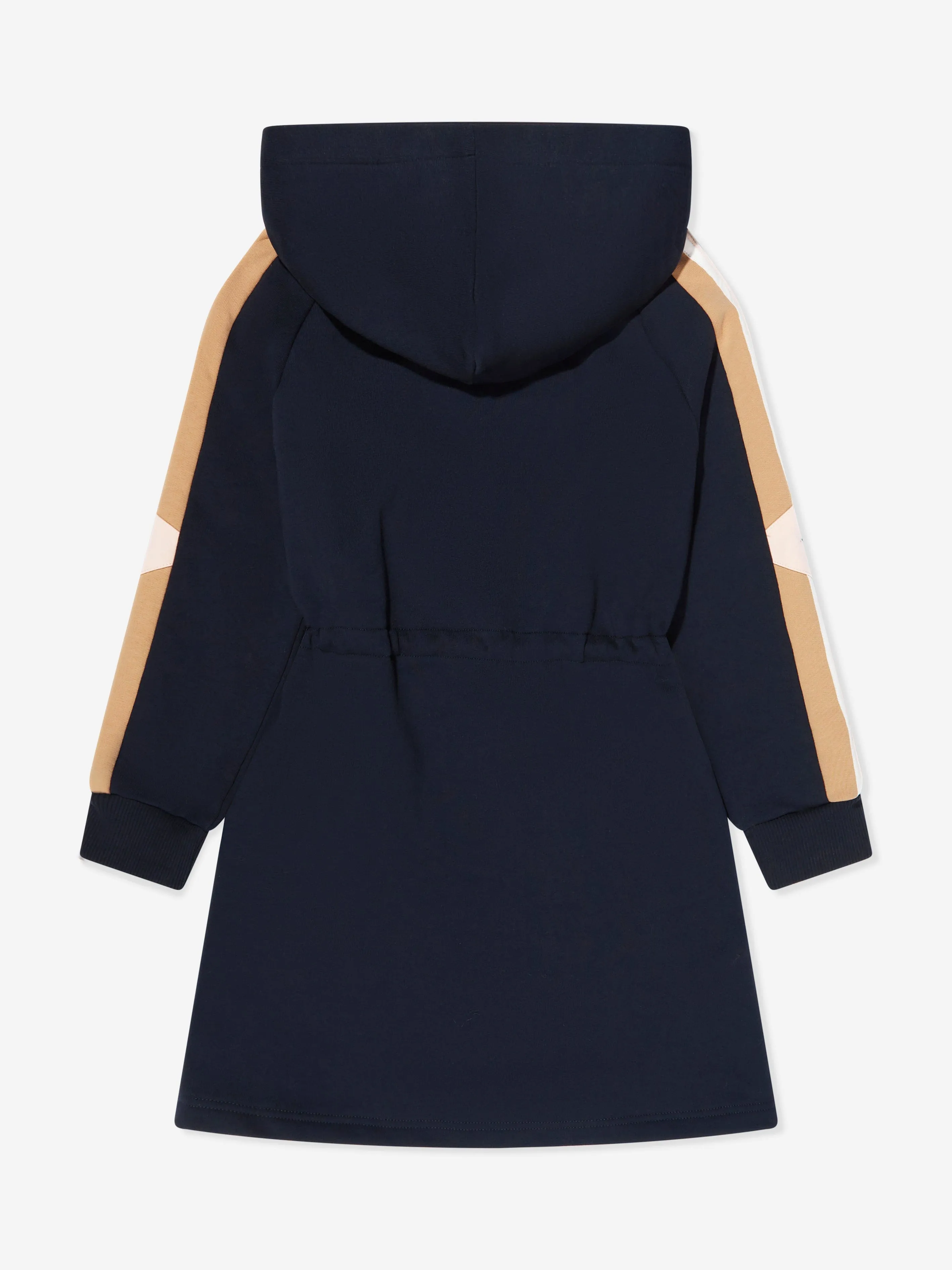 Chloé Girls Hooded Sweatshirt Dress in Navy