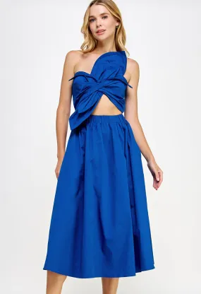 Chloe Dress-Blue