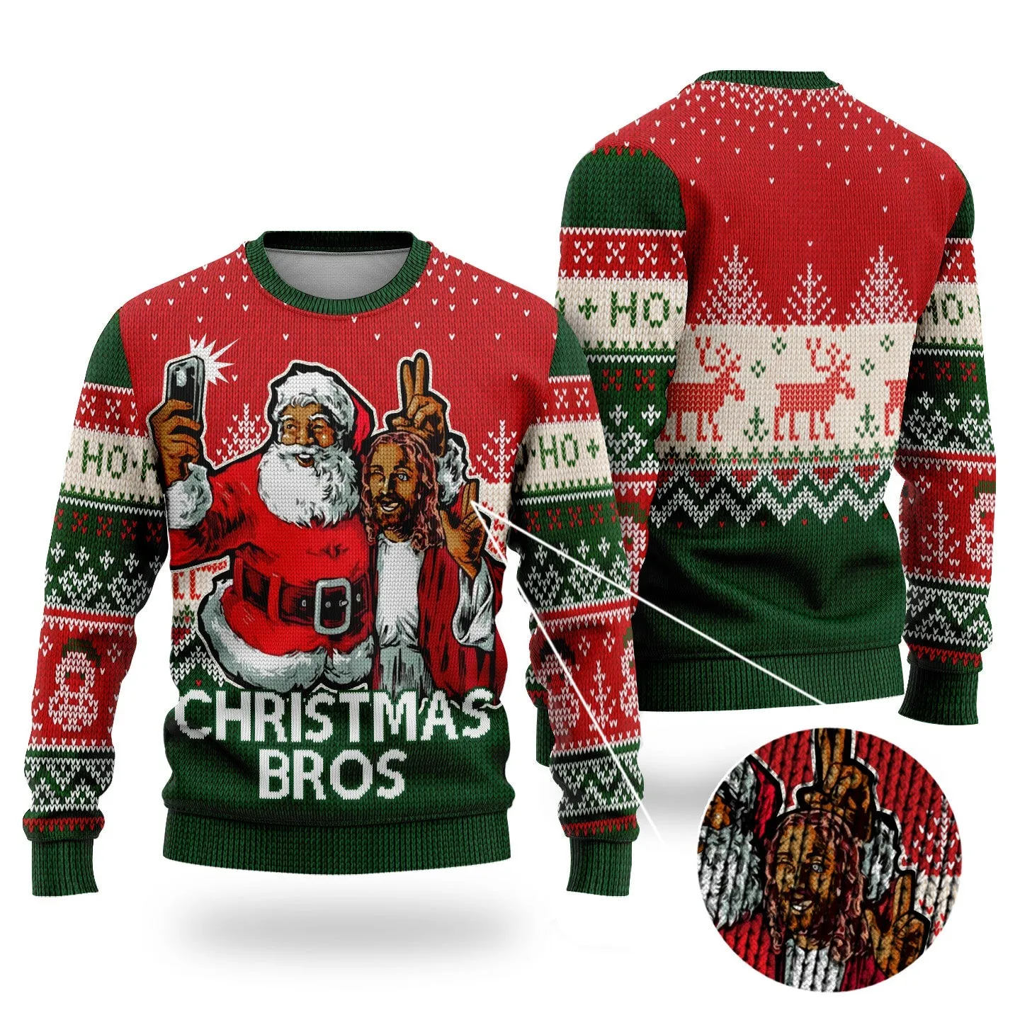 Christmas Bros Ugly Sweatshirt