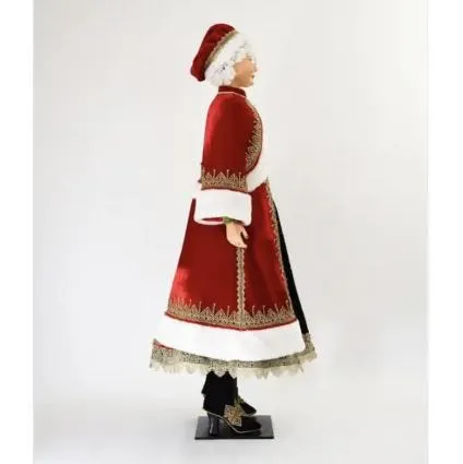 Christmas Eve Trimmings Life Size Mrs. Claus Doll 28-228565