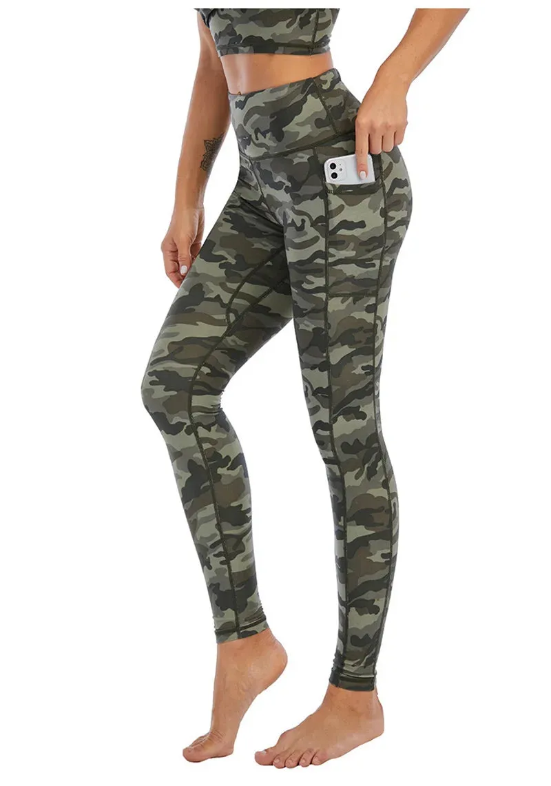 Cloud Hide Yoga Pants Sports Camouflage Leggings