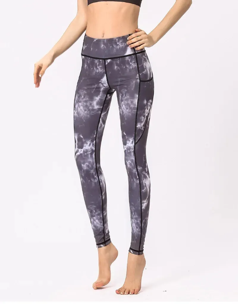 Cloud Hide Yoga Pants Sports Camouflage Leggings