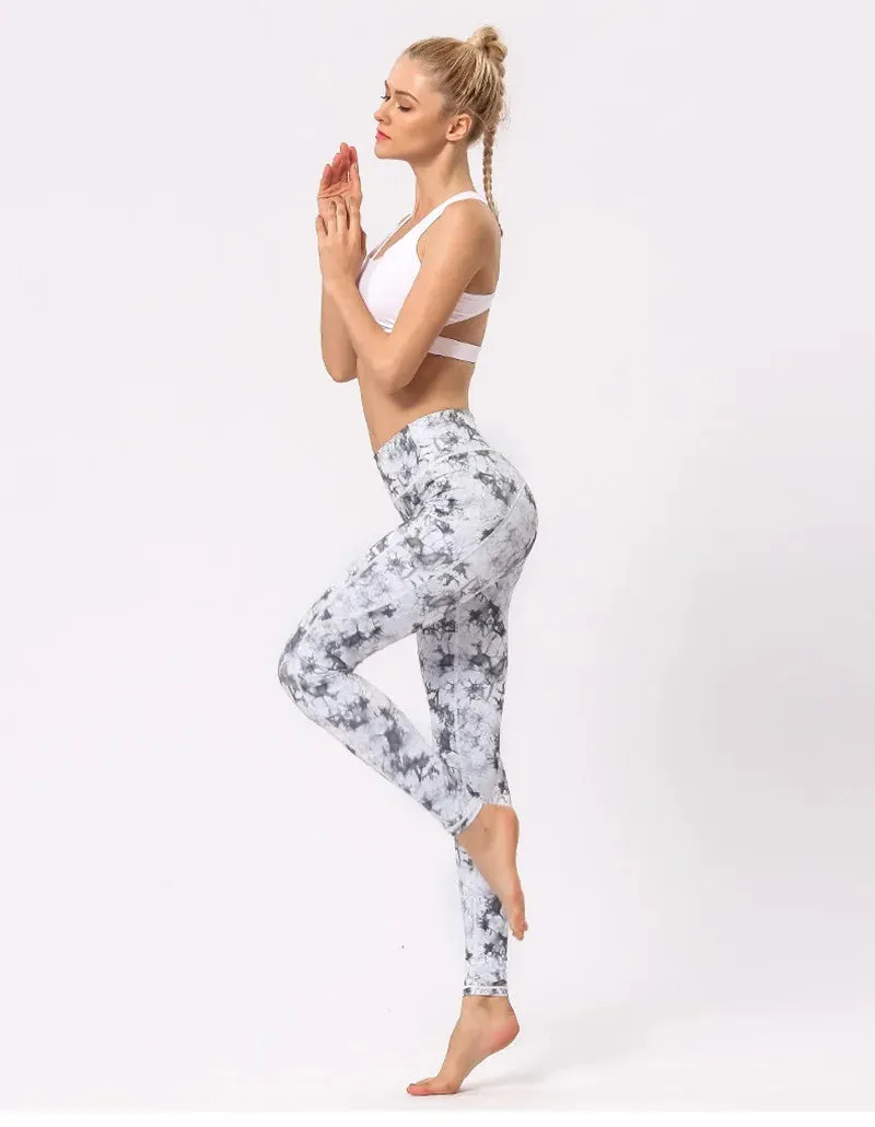 Cloud Hide Yoga Pants Sports Camouflage Leggings