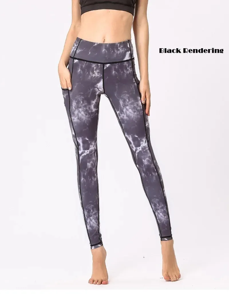 Cloud Hide Yoga Pants Sports Camouflage Leggings