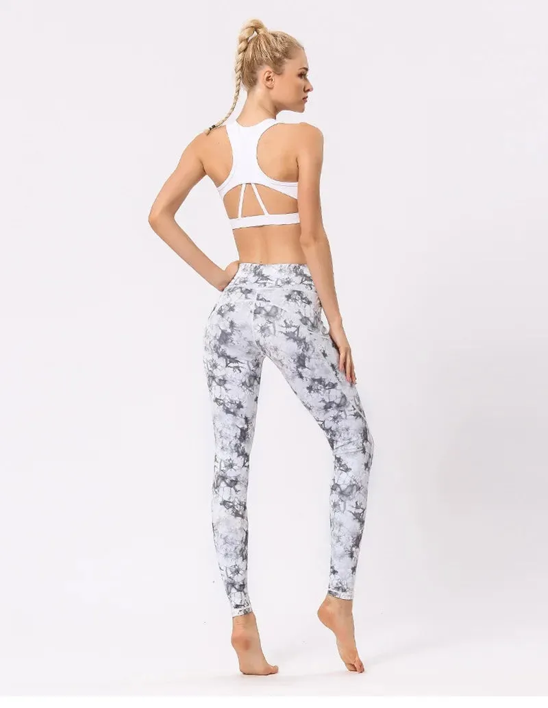 Cloud Hide Yoga Pants Sports Camouflage Leggings