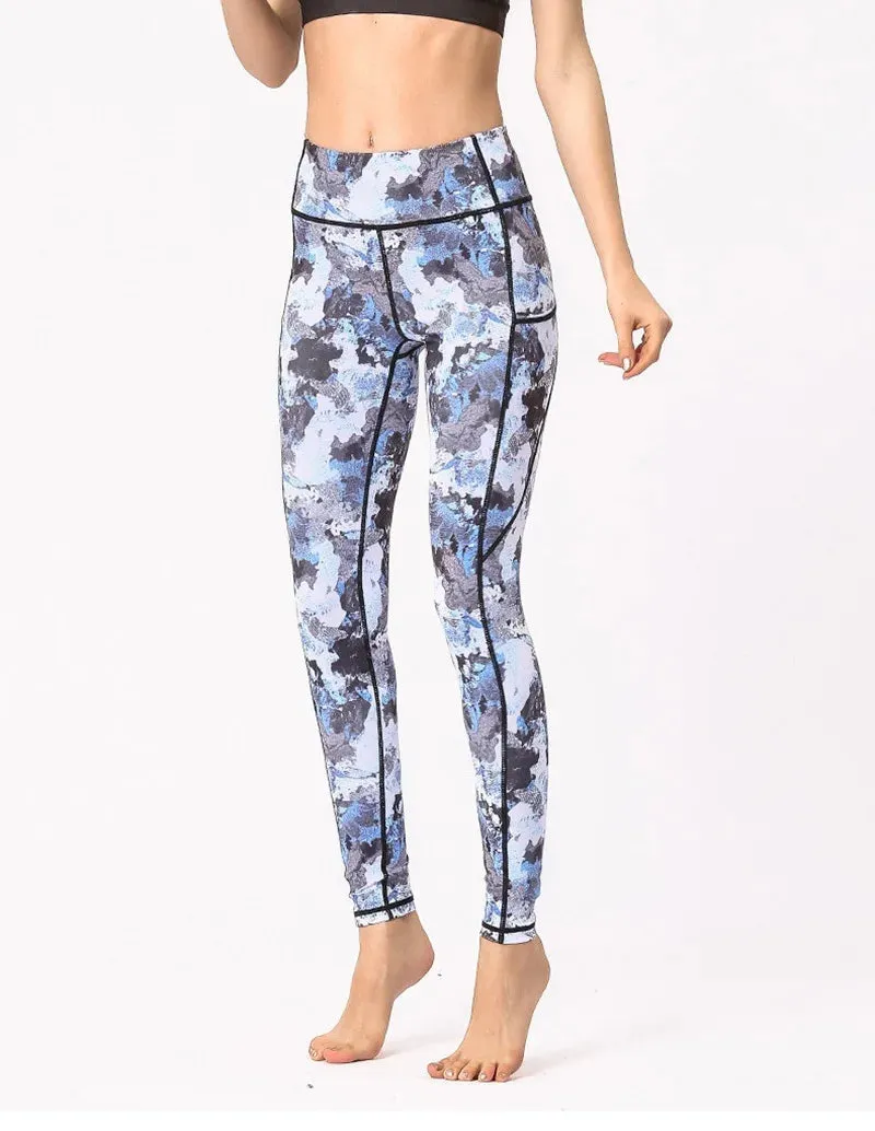 Cloud Hide Yoga Pants Sports Camouflage Leggings