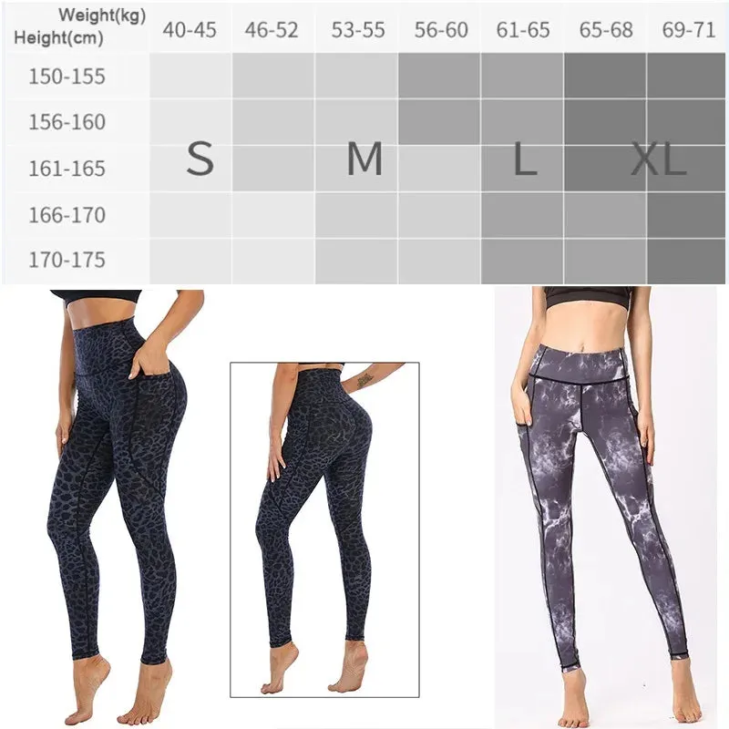 Cloud Hide Yoga Pants Sports Camouflage Leggings